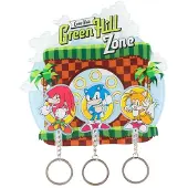Grupo Erik Sonic the Hedgehog Schlüsselbrett inkl. 3 Schlüsselanhänger