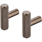 Blomus Handtuchhaken Rof Elongated Burned Metal (2er-Set)