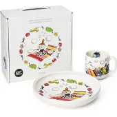 Arabia Mumin Kinderset Teller + Becher Lilla My