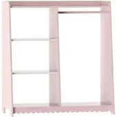 En.casa Kindergarderobe Vestnes 90x80x38 cm Cotton Candy/Weiss