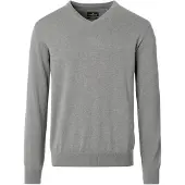 Casamoda Pullover V-Ausschnitt Grau