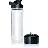 Wilfa Trinkflasche mit Messer für XPlode Mixer WX-2GO transparent