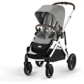 Cybex GAZELLE S Kombiwagen inkl. Axkid GOKID Babyschale & Basis, Stone Grey