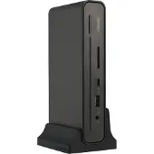 Asus Triple Display USB-C Dock Duo DC301, Kabelgebunden, 90 W, 1000 Mbit/s, Schwarz, SD, 10 Gbit/s