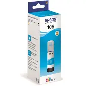 Epson 106 EcoTank-Tintenflasche in Cyan, Original, Cyan, , - EcoTank ET-7750 - EcoTank ET-7700, 70 ml, Tintenstrahldrucker