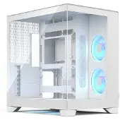 Fractal Design Pop 2 Vision, Tower, PC, Weiß, ATX, EATX, Mini-ATX, Multi, Seite, Boden