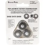 Scanpart Scherkopf für SH50/SH70/SH9, Farbe:Silber