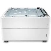 HP Papierzuführung und Unterstand - Medienschacht - 1100 Blätter in 2 Schubladen (Trays) - für Color LaserJet Enterprise MFP M776, LaserJet Enterprise Flow MFP M776