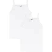 Petit Bateau 2er-Set: Unterhemden in Weiß - 164