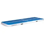 Gymstick Air Track - Aufblasbare Gymnastikmatte - Blau/Weiß
