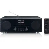 Lenco DIR-260BK - Internetradio mit DAB+ und FM-Radio, CD/MP3-Player, Bluetooth, 2 x 10 Watt RMS, 2,8" Farbdisplay, schwarz