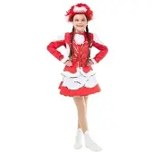 Buttinette Gardekostüm "Aurelia" für Kinder, rot