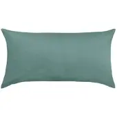 TRAUMSCHLAF Uni Mako-Satin Kissenbezüge 40x80 cm | salbeigrün - grün