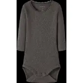 Name it Body l/ä - Rib - NbfKab - Delicioso/Melange - - 62 - Body L/Ä