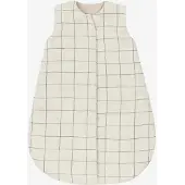 Nobodinoz - L1N0 Baby Schlafsack, 0-6 Monate, charcoal grid (mittelwarm)
