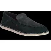 Tommy Hilfiger Herren Driver Schuhe Stitchdown Loafer aus Veloursleder, Blau (De