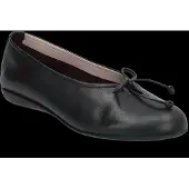 Wonders für Damen. A-61172_3465_5792 Celestina Leder Ballerinas schwarz (39), Wohnung, Keine, Lässig