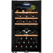 Temptech La Sommelière ECS51.2Z, Freistehend, 49 Flasche(n), G, Innenbeleuchtung, SN-ST, Schwarz