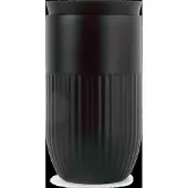 Sagaform Reise-Becher schwarz, 32cl, Tova, H14cm L7.5cm