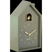 Karlsson - Wecker Modern Cuckoo Oro - Grün - 15x11.5x20cm