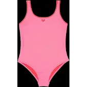 Roxy Badeanzug "Aruba One-Piece", Kinder, Gr. 10(140-148cm), pink (sangria sunset), Recycling-Polyester, Badeanzüge Badeanzug