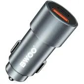 Wisam BWOO BO-CC73 PD Kfz-Ladegerät 1x USB-C - USB-A Anschluss 38W silber