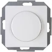 Kopp 843402085 PARIS - Kombigerät - Druck-Wechselschalter, Dimmer, für LED, Glühlampen, Halogenlampen, Farbe: arktisweiß
