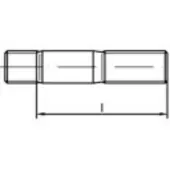 Toolcraft 133164 Stiftschrauben M12 65 mm DIN 939 Stahl 25 St.