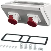 Hensel HEN MiCB11 Verteilergehäuse 2xCEE 16A 5-polig 6h