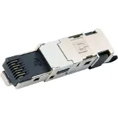 Telegärtner STX IP20 RJ45-Stecker Cat.6 AWG22-26, mit bedruckter Adervorsortierung nach T568B, feldkonfektionierbar (J80026A0046)