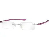 Eschenbach 2913-110, Unisex, Rechteck, Randlos, Kunststoff, Violett, Violett