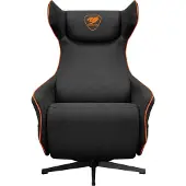 Cougar Gaming Sofa Magus, Grau, Gaming-Sofa, 150 kg, Gepolsterter Sitz, Gepolsterte Rückenlehne, Schwarz, Schwarz