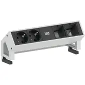 Bachmann 902.211 DESK2 2xCEE7/3 2xCM 0,2m RAL9010 902211