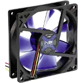 Noiseblocker XE1, Ventilator, 17 dB, Schwarz, Blau