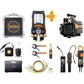 Testo Wärmepumpen-Profi-Set 558s - Wärmepumpen-Set L Druck, Temperatur, Va