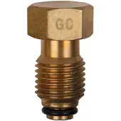 Ks Tools Verschluss-Adapterstück M14x1,5 Außengewinde und 16 mm Sechskant mit Dichtring - 150.2344