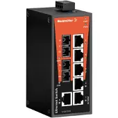 Weidmuller IE-SW-BL08-6TX-2SC, Unmanaged, L2, Fast Ethernet (10/100), Vollduplex