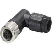 Phoenix Contact M12,4P,RA Socket,SPEEDCON,A-cod.,Push-in