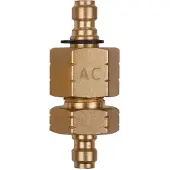 Ks Tools Doppel-Adapterstück M14x1,25 Innen- und Außengewinde und 1/4" Schlauchanschluss - 150.2653