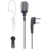 Midland MA31LK Pro kabelgebundener In-Ear-Kopfhörer Schwarz Transparent mit 3,5 mm Anschluss