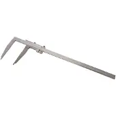 Dasqua 1310-0015 Monoblock-Messschieber mit Spitzenbacken und Feineinstellung 1000mm 1St.