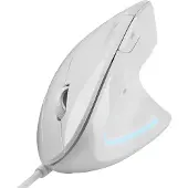 Perixx PERIMICE-513 W Ergonomic mouse Corded Optical White 6 Buttons 1600 dpi