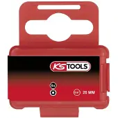 Ks Tools 1/4" Bit Innensechskant,Bohrung,25mm,1/4",5er Pack, 911.3589