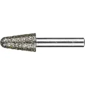 PFERD Diamant-Schleifstift Kegel Ø16,0mm Schaft-Ø8 mm D852 (sehr grob) zum Schleifen von Grau-und S