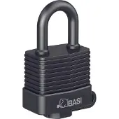 Basi - Vorhangschloss - VHS 615W - 59 mm - Verschiedenschließend - inkl. 2 Schlüssel - Witterungsgeschütztes Stahllamellengehäuse