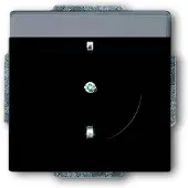 ABB 2011-0-3884, CEE 7/3, 2P+E, Schwarz, Kunststoff, 250 V, 16 A