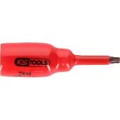 Ks Tools 1/2' Bit-Stecknuss mit Schutzisolierung für Torx-Schrauben, T45, kurz ( 117.2439 )