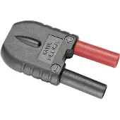 Fluke 80AK-A, Adapter, Schwarz, Rot, Bananenstecker, 60 V, 1 Stück(e)