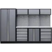 Kunzer Werkstattmodul 2 mit Edelstahlarbeitsplatte WESS2