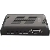 ABUS TVAC20001, Schwarz, 1600 x 1200 Pixel, NTSC, PAL, Composite + S-Video, VGA, 12 V
